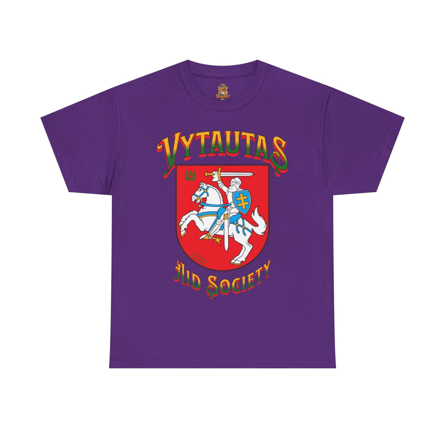 Vytautas Aid Society T‑Shirt — Lithuanian Coat of Arms 1 Graphic Tee