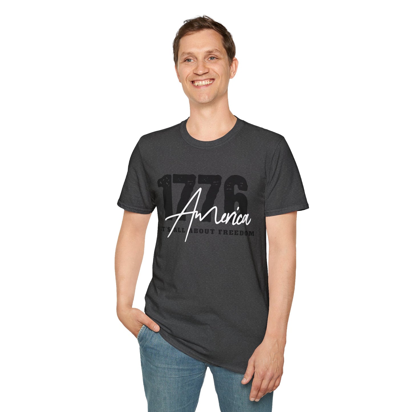 1776 America "It's All About Freedom" T-Shirt