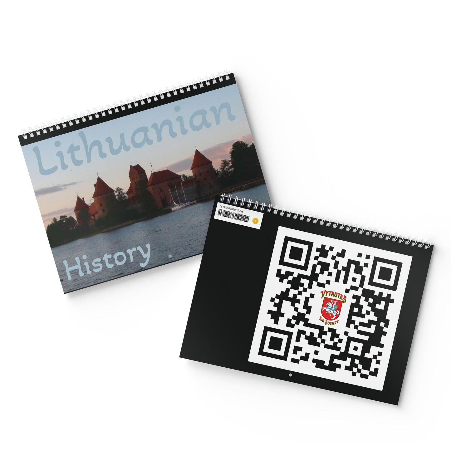 Lithuanian 2026 Wall Calendar — Historic Photos and local Vytautus Mi Photos, Monthly Planner