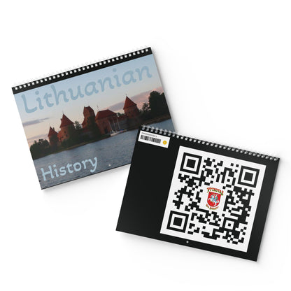 Lithuanian 2026 Wall Calendar — Historic Photos and local Vytautus Mi Photos, Monthly Planner