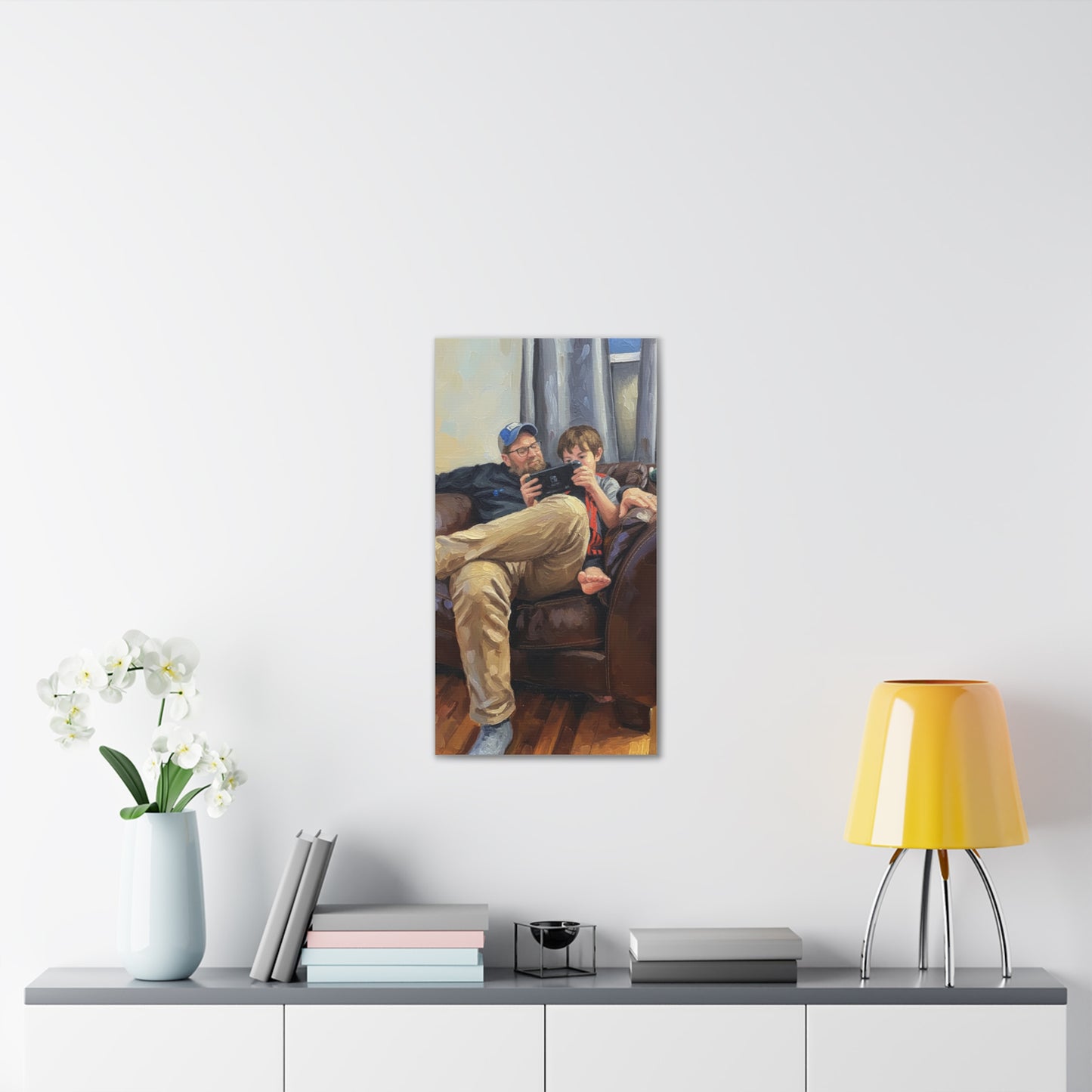 Custom Family Portrait Canvas Print — Stretched 0.75"