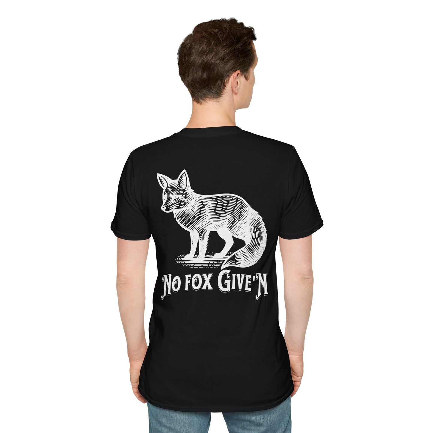 T-Shirt — 'No Fox Give'n' Vintage Fox Graphic Tee
