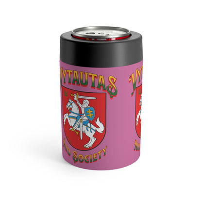 Vytautas Can Holder Pink— Vytautas Aid Society Shield Cooler