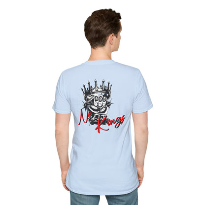 T-Shirt — 'No Kings' Skull Crown Graphic Tee
