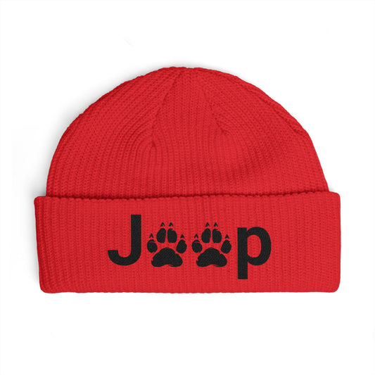 Jeep Paw Print Cuff Beanie