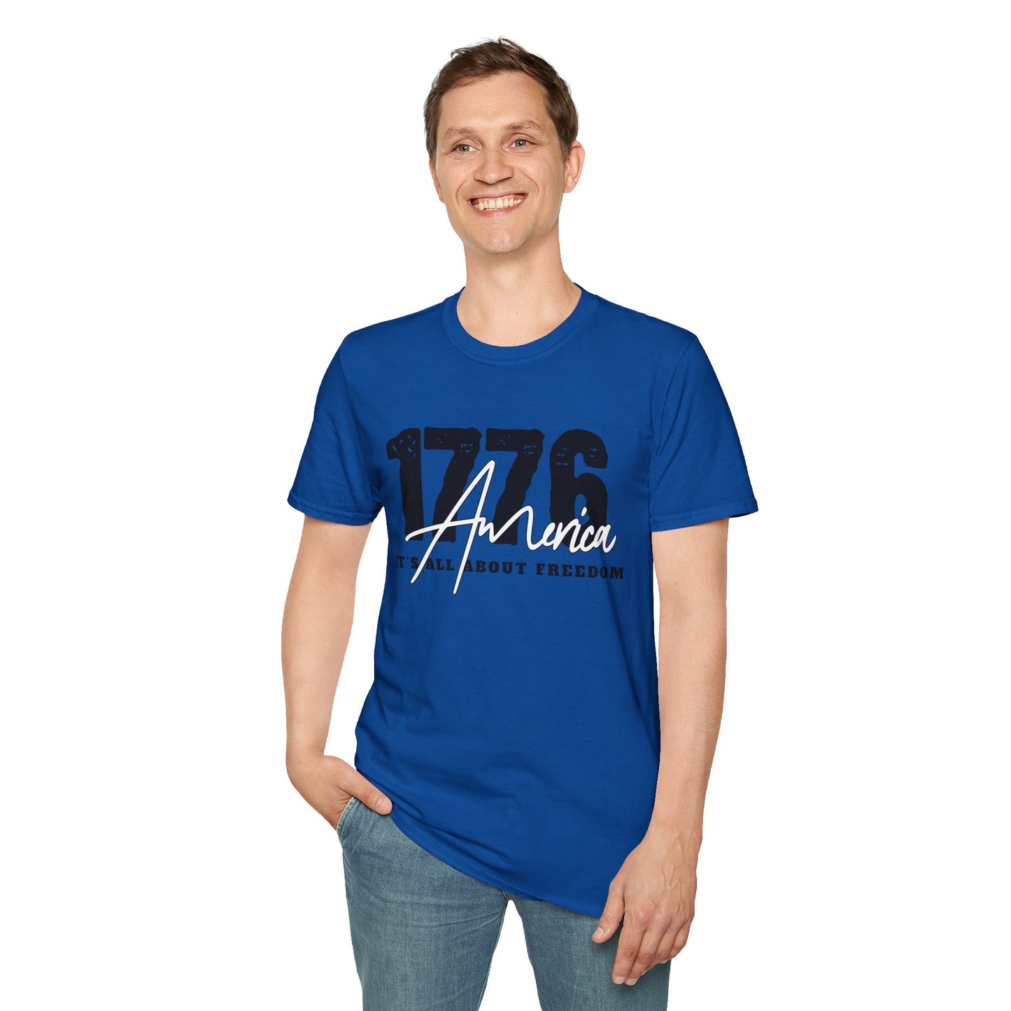 1776 America "It's All About Freedom" T-Shirt