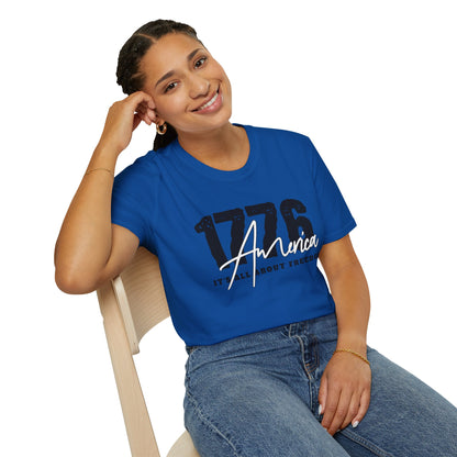 1776 America "It's All About Freedom" T-Shirt