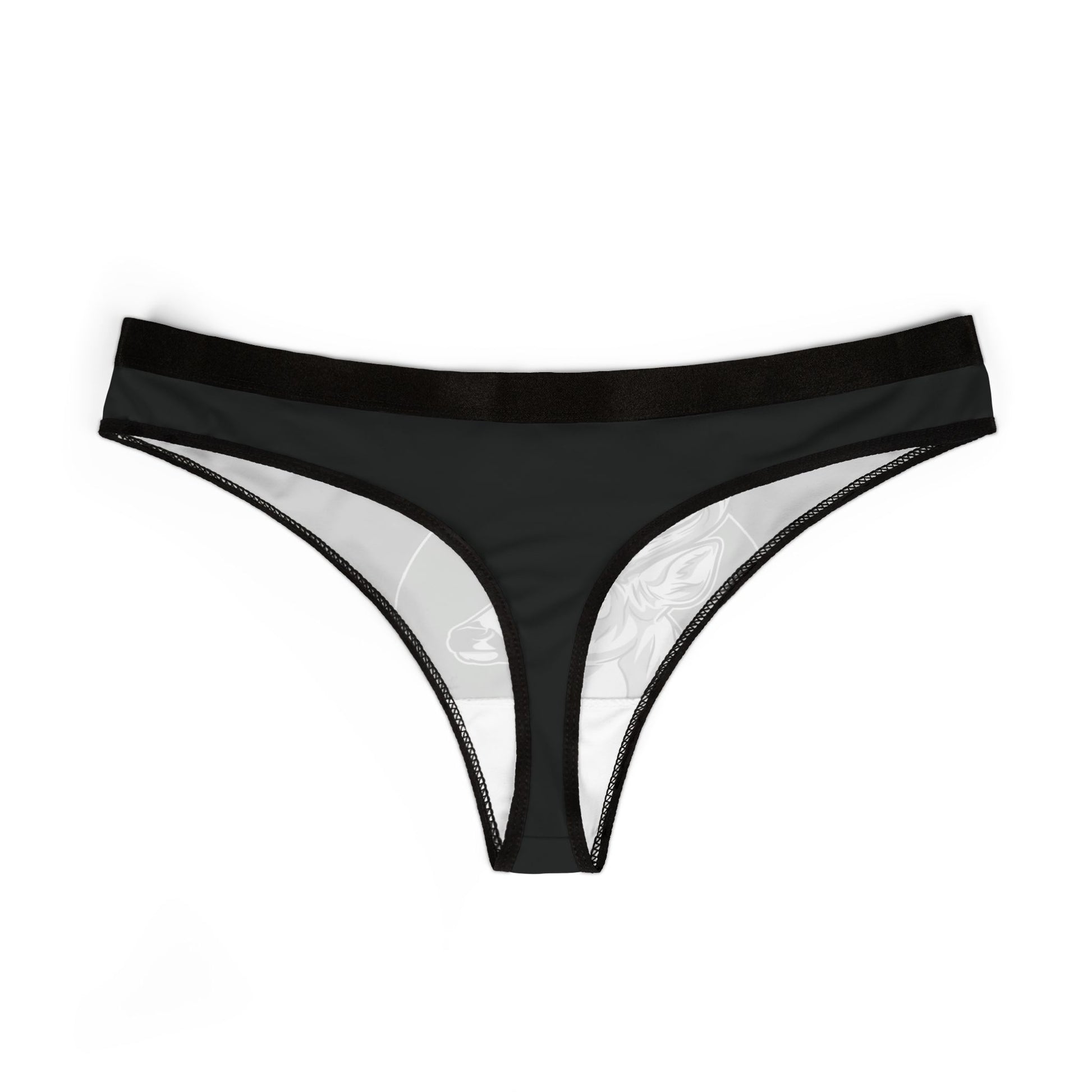 Buck Thong -  Womans  Black Thong - The Jolly Bobber 