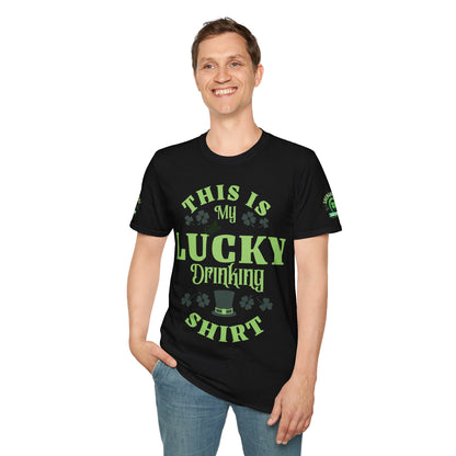 Lucky Drinking Shirt Tee — "This Is My get Lucky Drinking Shirt" St. Patrick’s Day T-Shirt