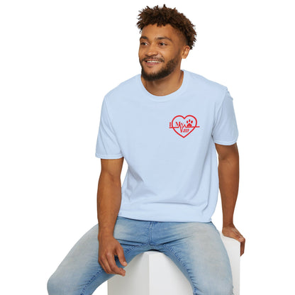 Jeep Heartbeat T-Shirt — Jeep Life Heart EKG Logo Tee