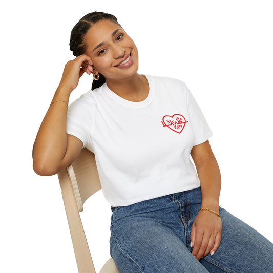 Jeep Heartbeat T-Shirt — Jeep Life Heart EKG Logo Tee