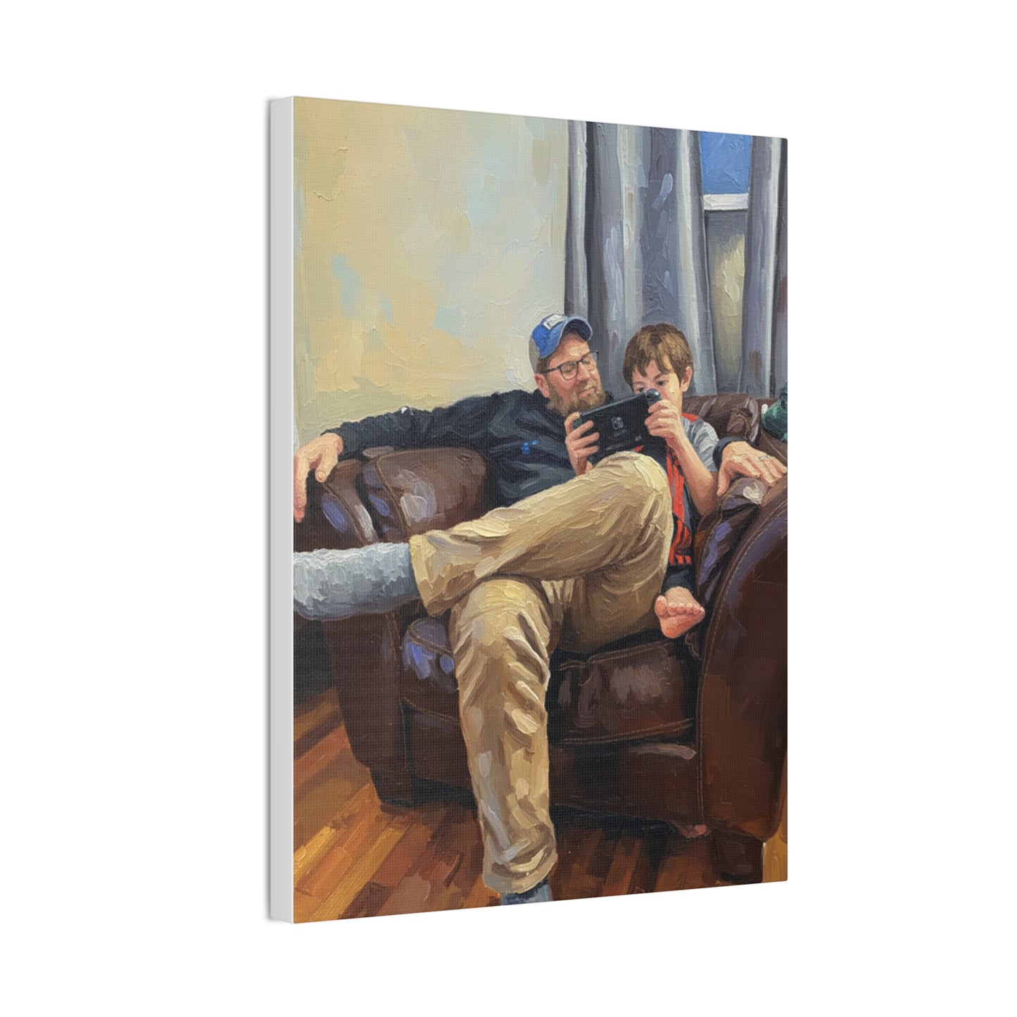 Custom Family Portrait Canvas Print — Stretched 0.75"