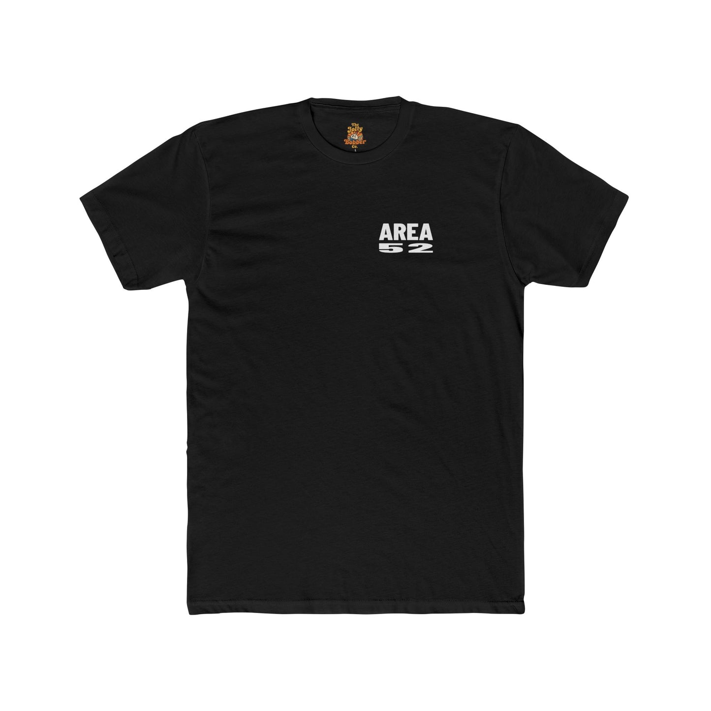 Area 52 Luther MI Stamp T-Shirt — "Work Hard Play Hard Stay Weird" Vintage Badge Tee