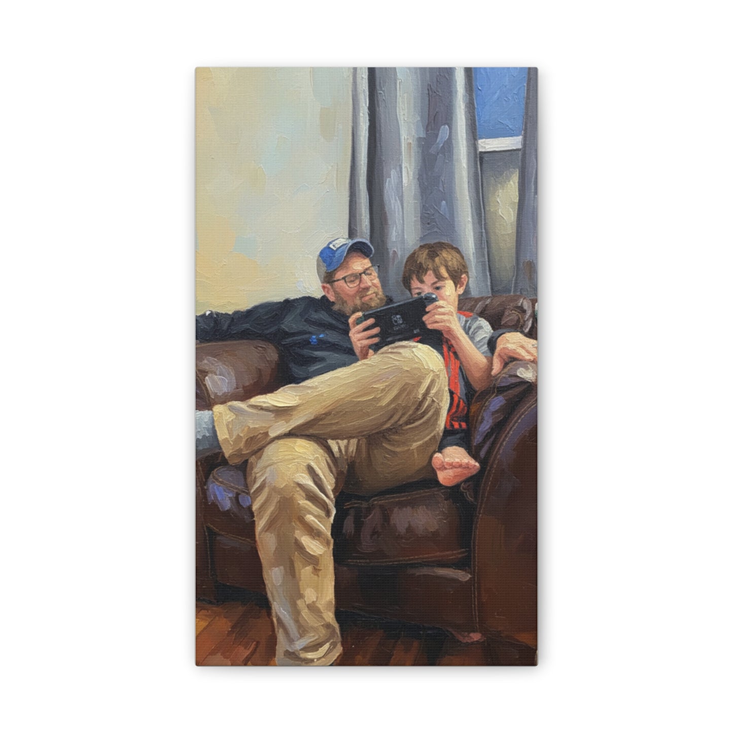 Custom Family Portrait Canvas Print — Stretched 0.75"