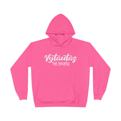 Vytautas Aid Society Hoodie — Simple Script Logo Pullover