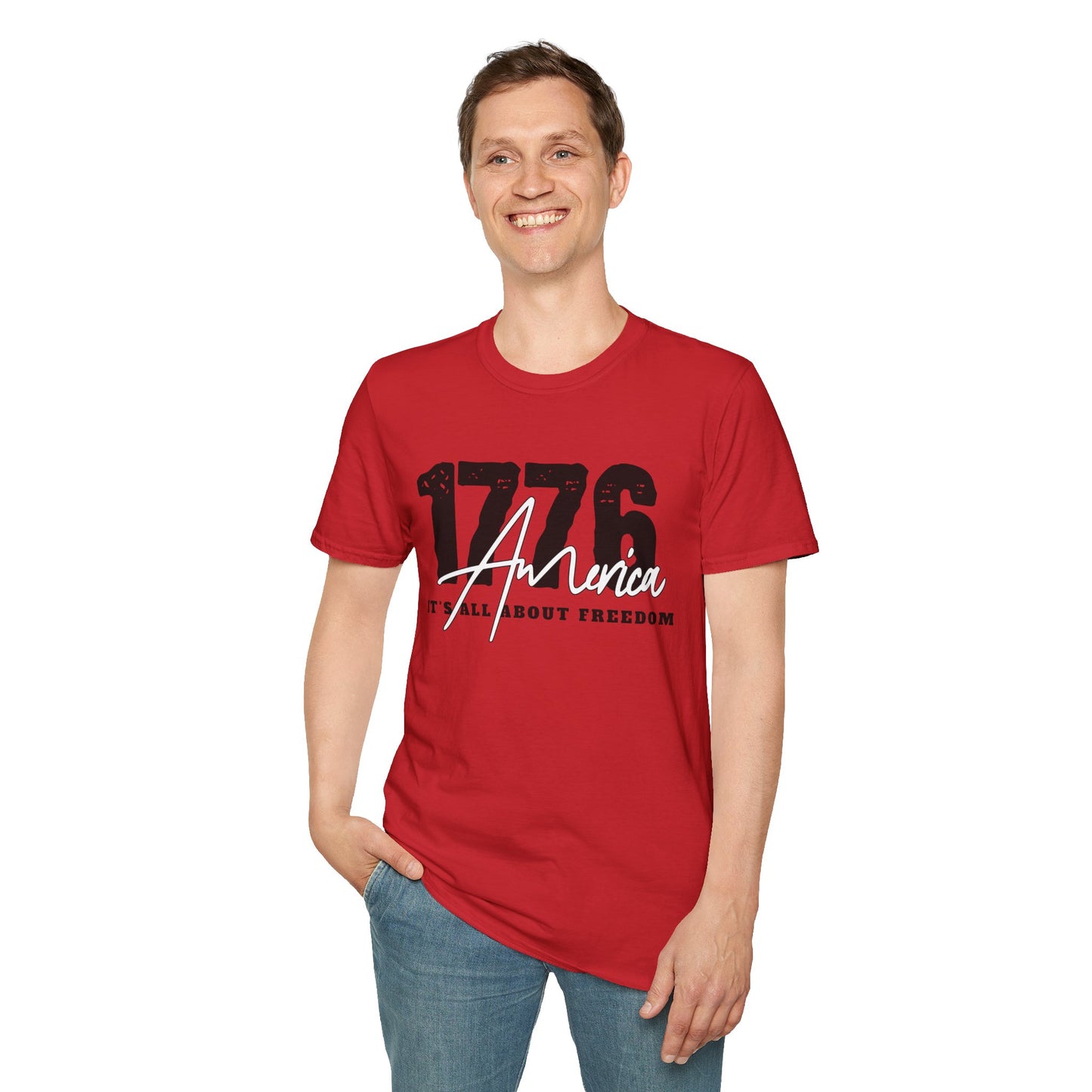 1776 America "It's All About Freedom" T-Shirt