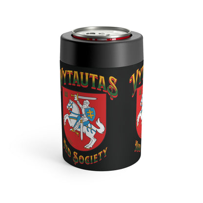 Vytautas Can Holder Black — Vytautas Aid Society Shield Cooler