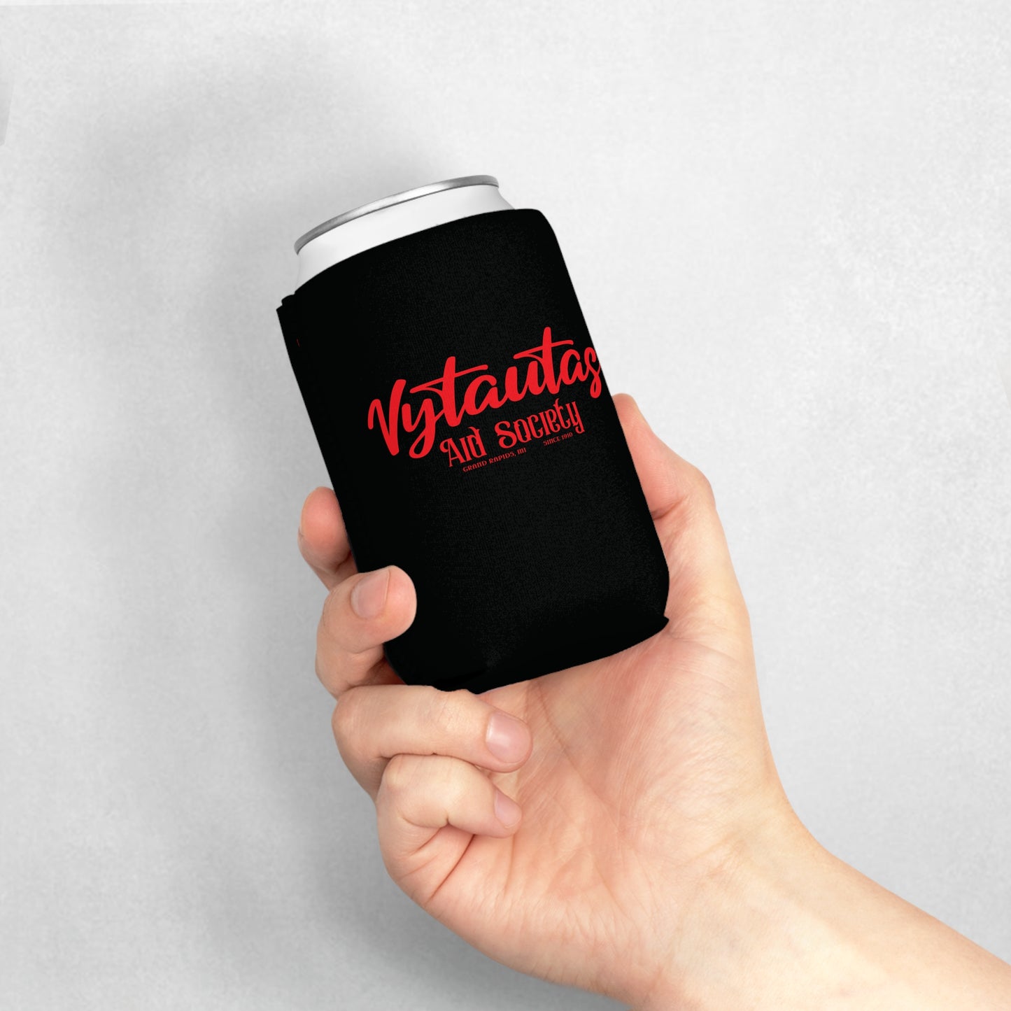 Can Cooler - Vytautas Aid Society Shield Design 2