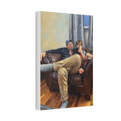 Custom Family Portrait Canvas Print — Stretched 0.75"