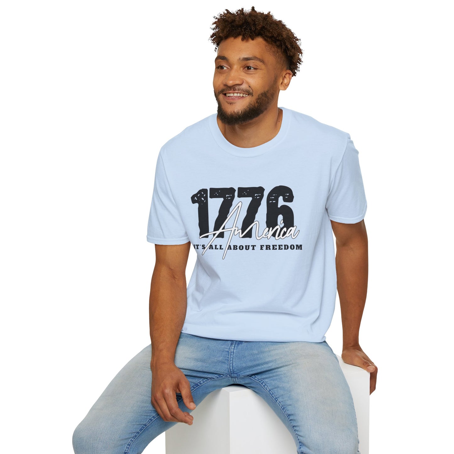 1776 America "It's All About Freedom" T-Shirt