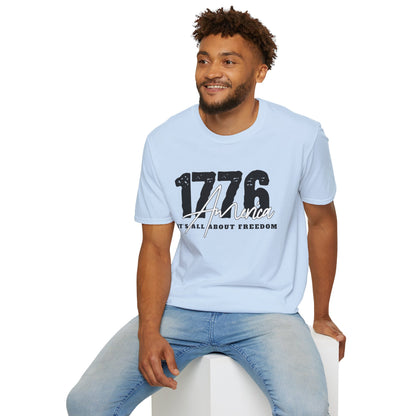 1776 America "It's All About Freedom" T-Shirt