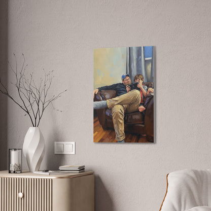 Custom Family Portrait Canvas Print — Stretched 0.75"