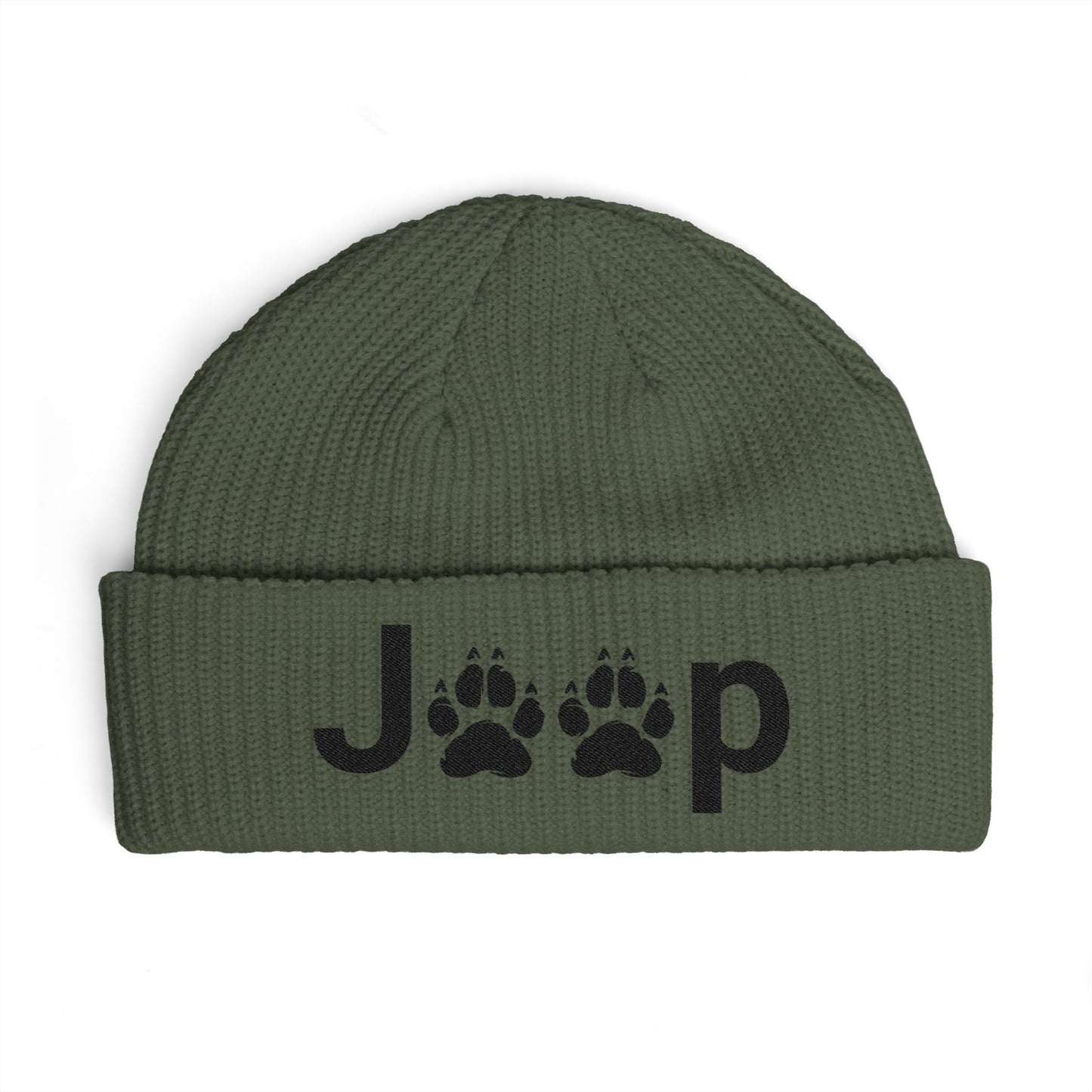 Jeep Paw Print Cuff Beanie