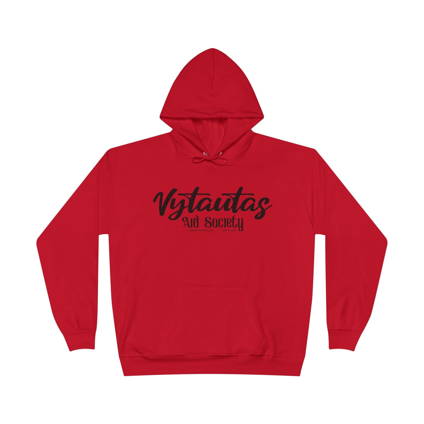 Vytautas Aid Society Hoodie — Simple Script Logo Pullover