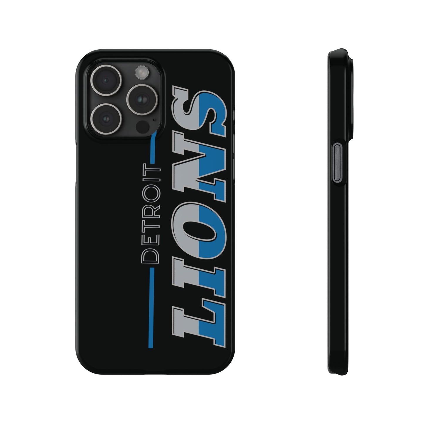 Detroit Lions Football Slim iPhone Cases for All Sizes, Sports Gift, NFL Phone Cover, Game Day Essential, Unique Team Merchandise - The Jolly Bobber 