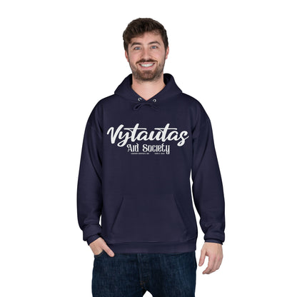 Vytautas Aid Society Hoodie — Simple Script Logo Pullover
