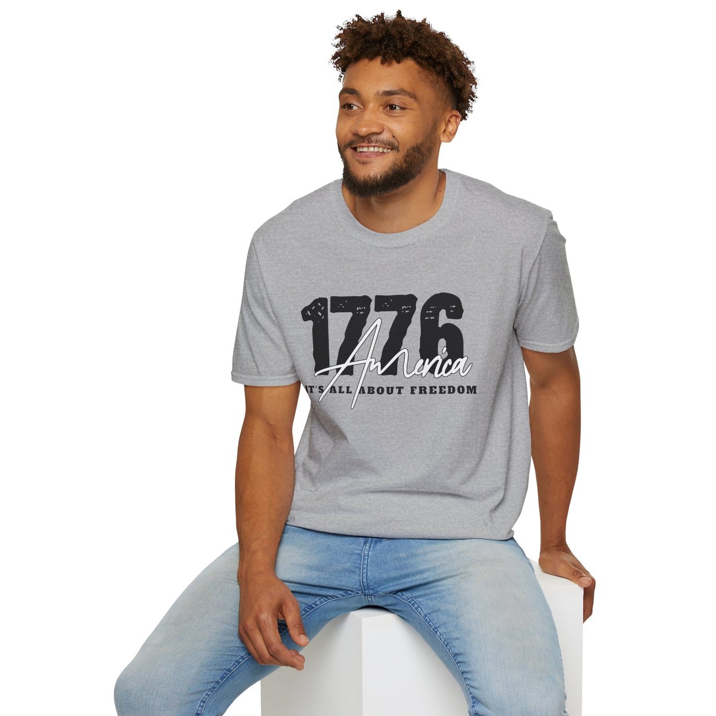 1776 America "It's All About Freedom" T-Shirt