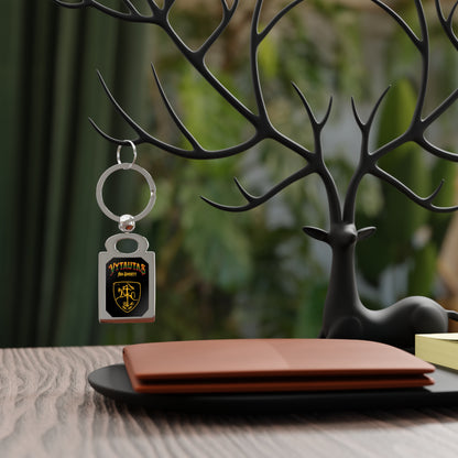 Vytautas Aid Society Metal Keyring - Rectangle Photo Keychain