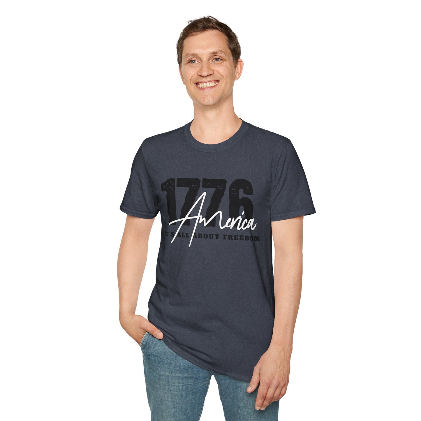 1776 America "It's All About Freedom" T-Shirt