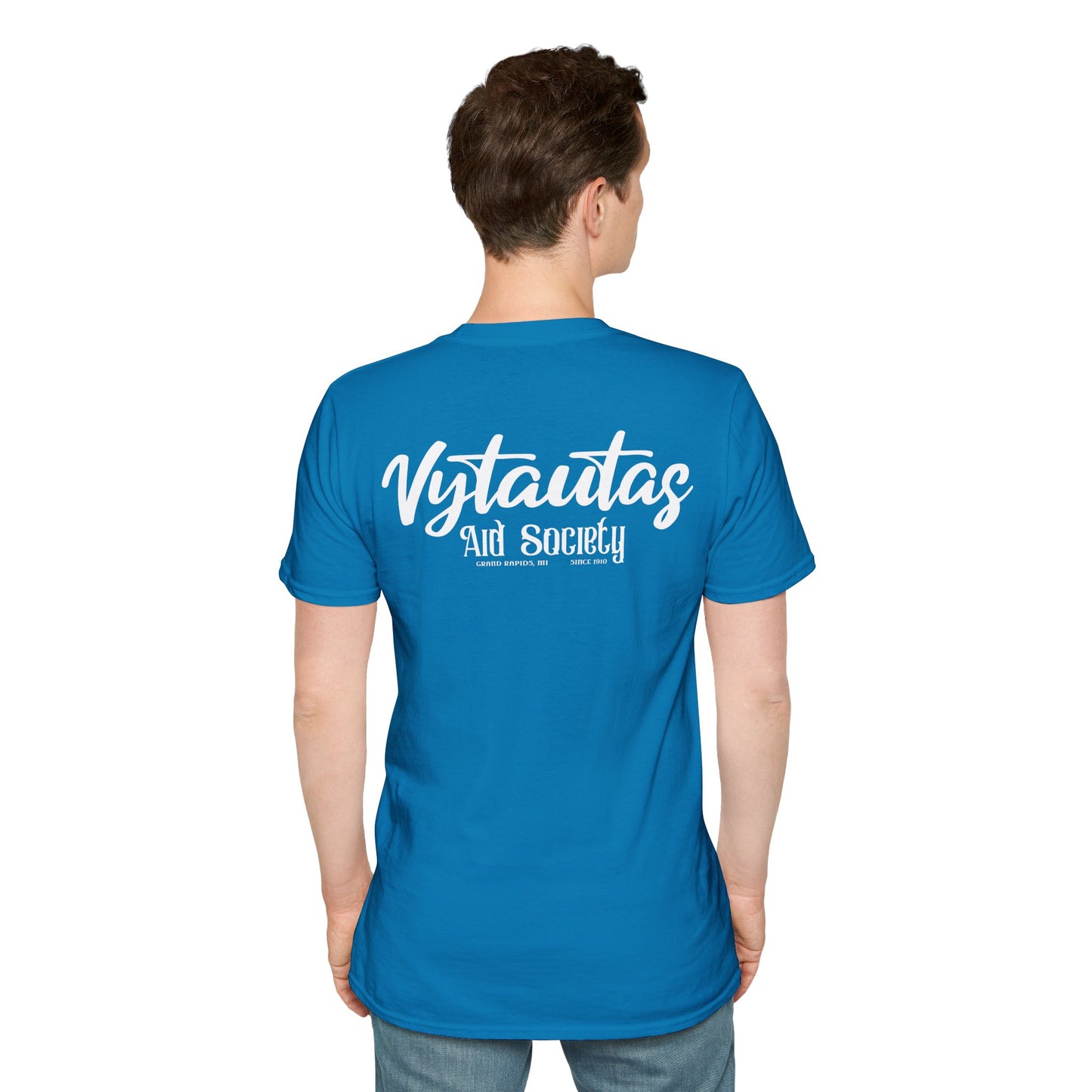 Vytautas Aid Society T-Shirt — Minimal Script Logo Tee