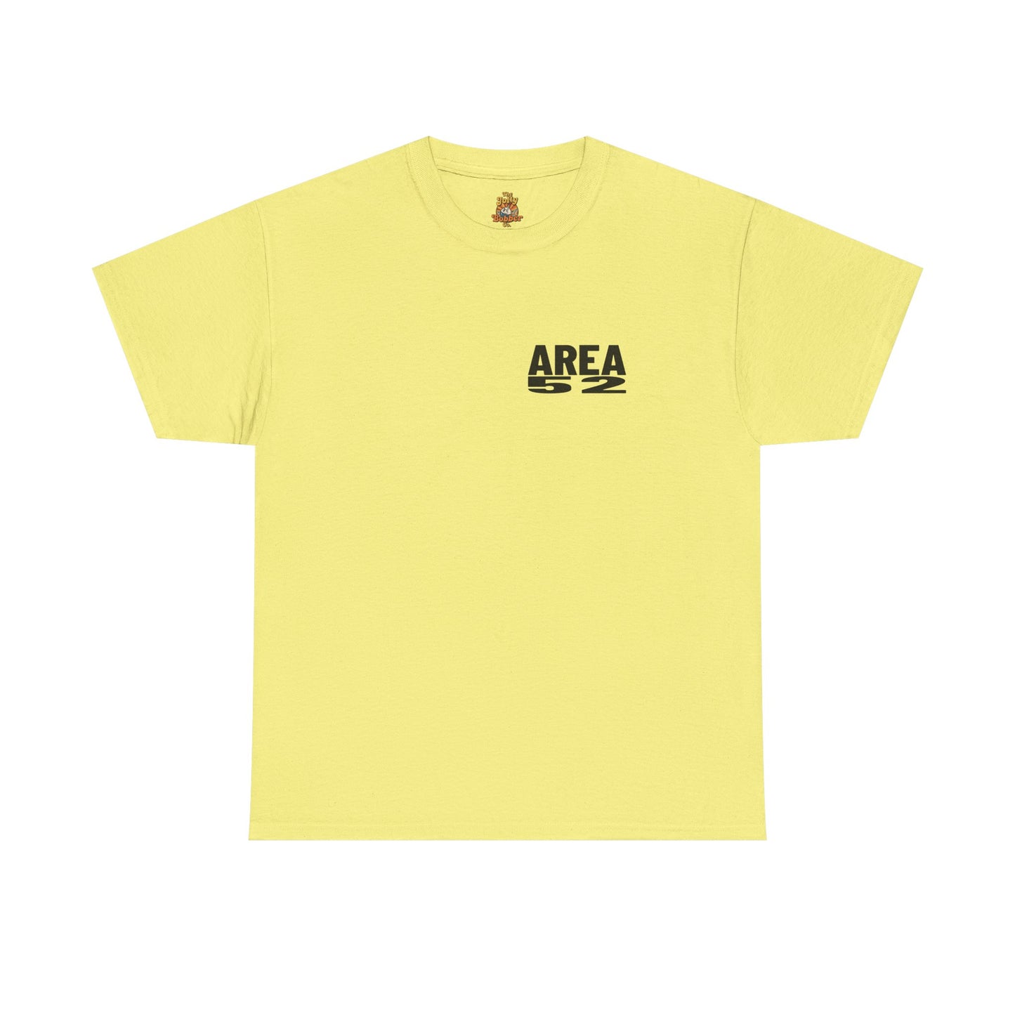 Area 52 T-Shirt – Vintage Stamp Design (Work Hard Play Hard, Luther MI)