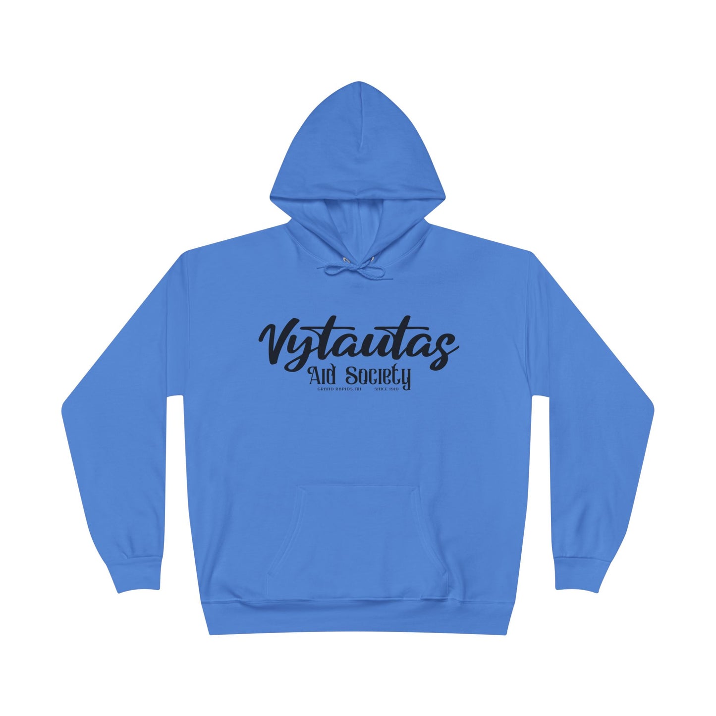 Vytautas Aid Society Hoodie — Simple Script Logo Pullover