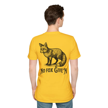 T-Shirt — 'No Fox Give'n' Vintage Fox Graphic Tee