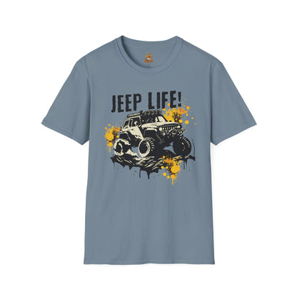Jeep Life Unisex Softstyle off road T-Shirt