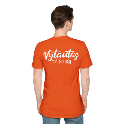Vytautas Aid Society T-Shirt — Minimal Script Logo Tee