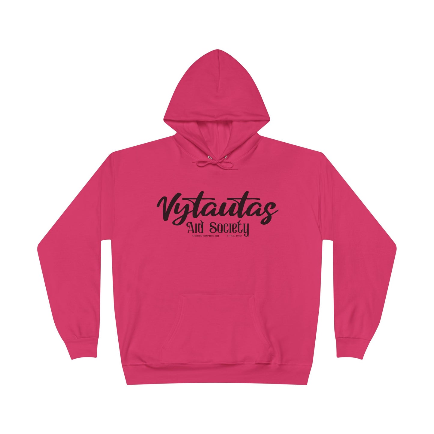 Vytautas Aid Society Hoodie — Simple Script Logo Pullover