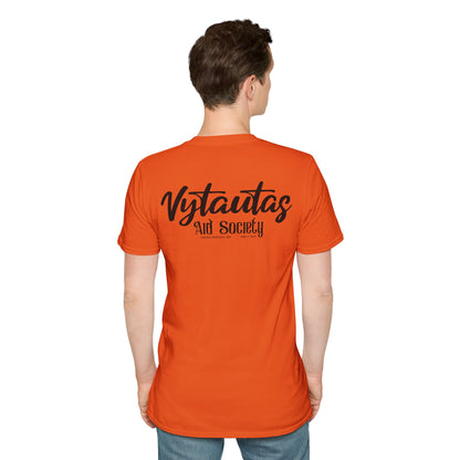 Vytautas Aid Society T-Shirt — Minimal Script Logo Tee