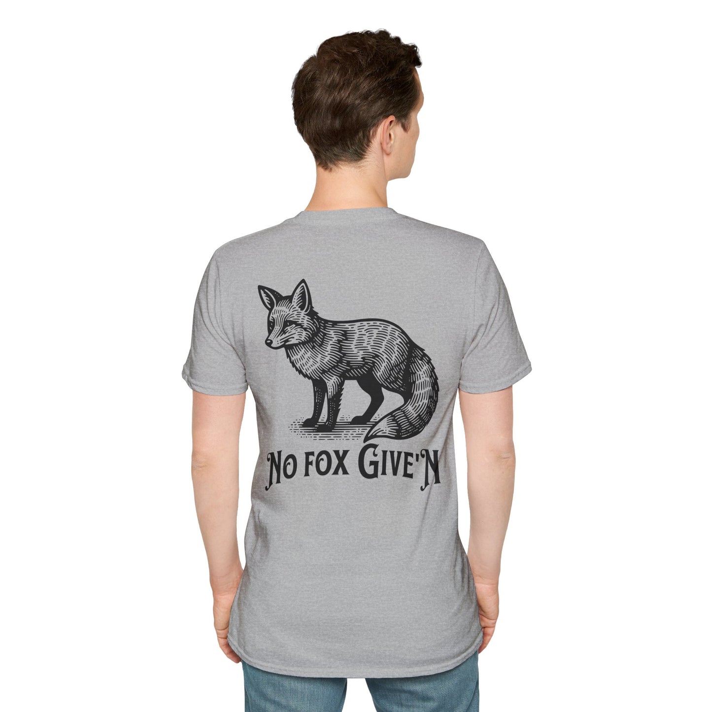 T-Shirt — 'No Fox Give'n' Vintage Fox Graphic Tee