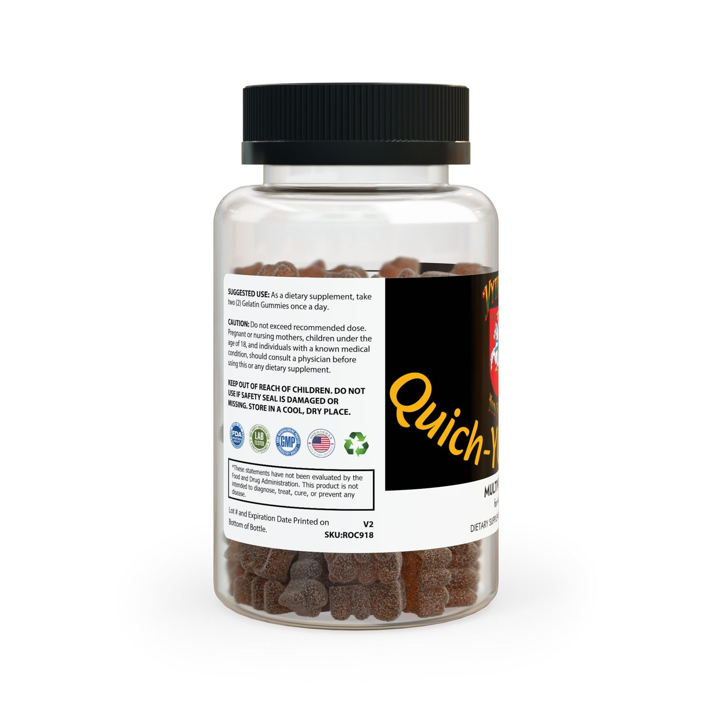 Vytautas Multivitamin, A Quich-YO-Bish'n Gummie for Adults who have Chronic Bish'n spasms  (60 Gummies)