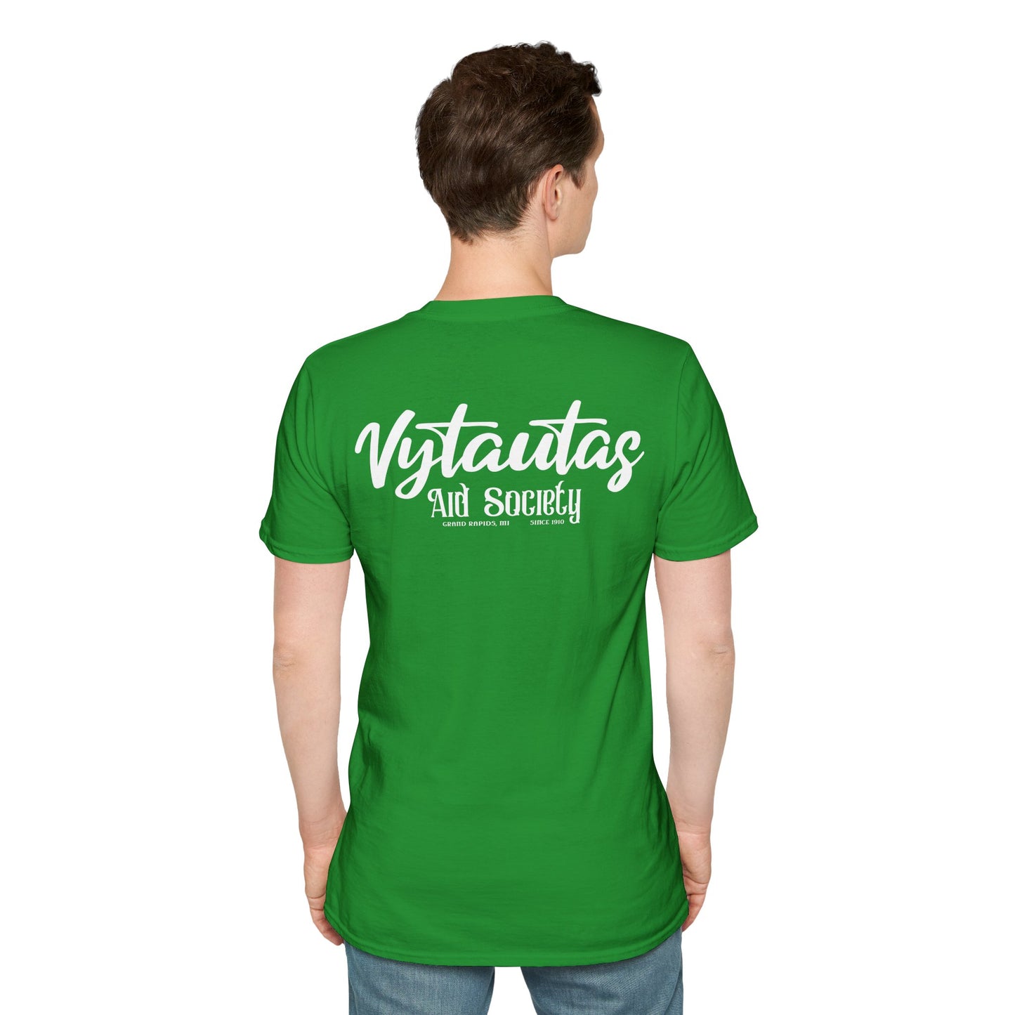 Vytautas Aid Society T-Shirt — Minimal Script Logo Tee