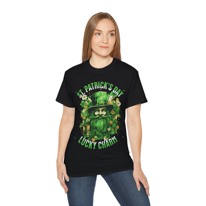 St. Patrick's Day Lucky Charm T-Shirt — Leprechaun Beer Mug Design