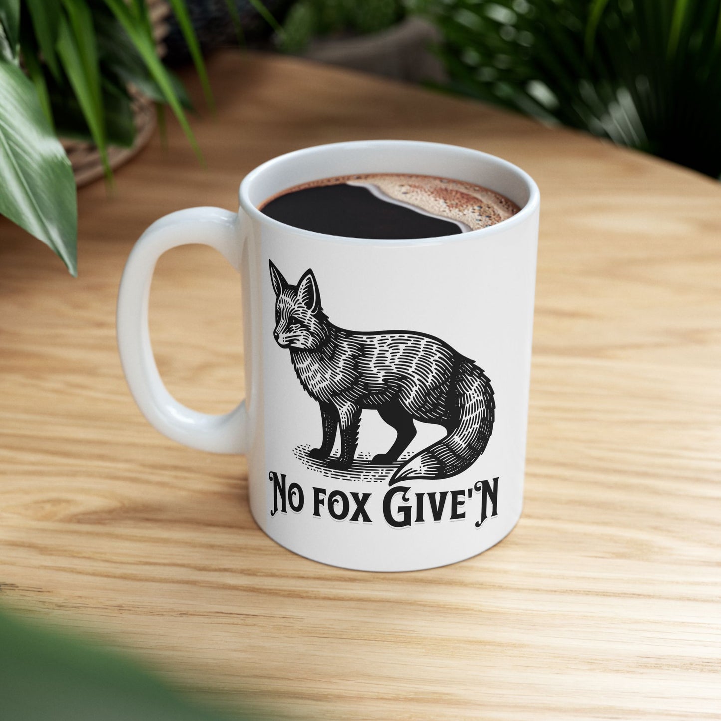 No Fox Ceramic Mug, (11oz, 15oz)