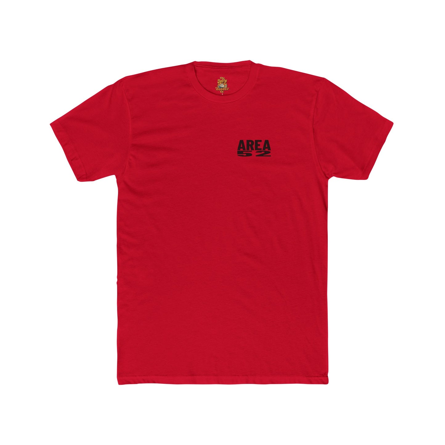 Area 52 Luther MI Stamp T-Shirt — "Work Hard Play Hard Stay Weird" Vintage Badge Tee