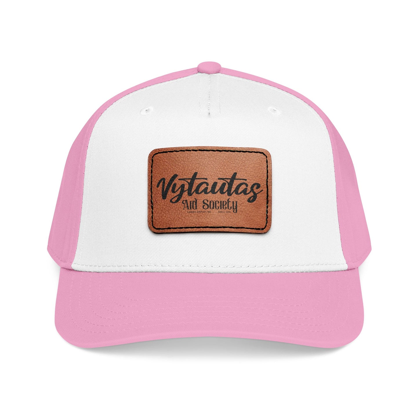 Leather Patch Baseball Cap — Vytautas Aid Society