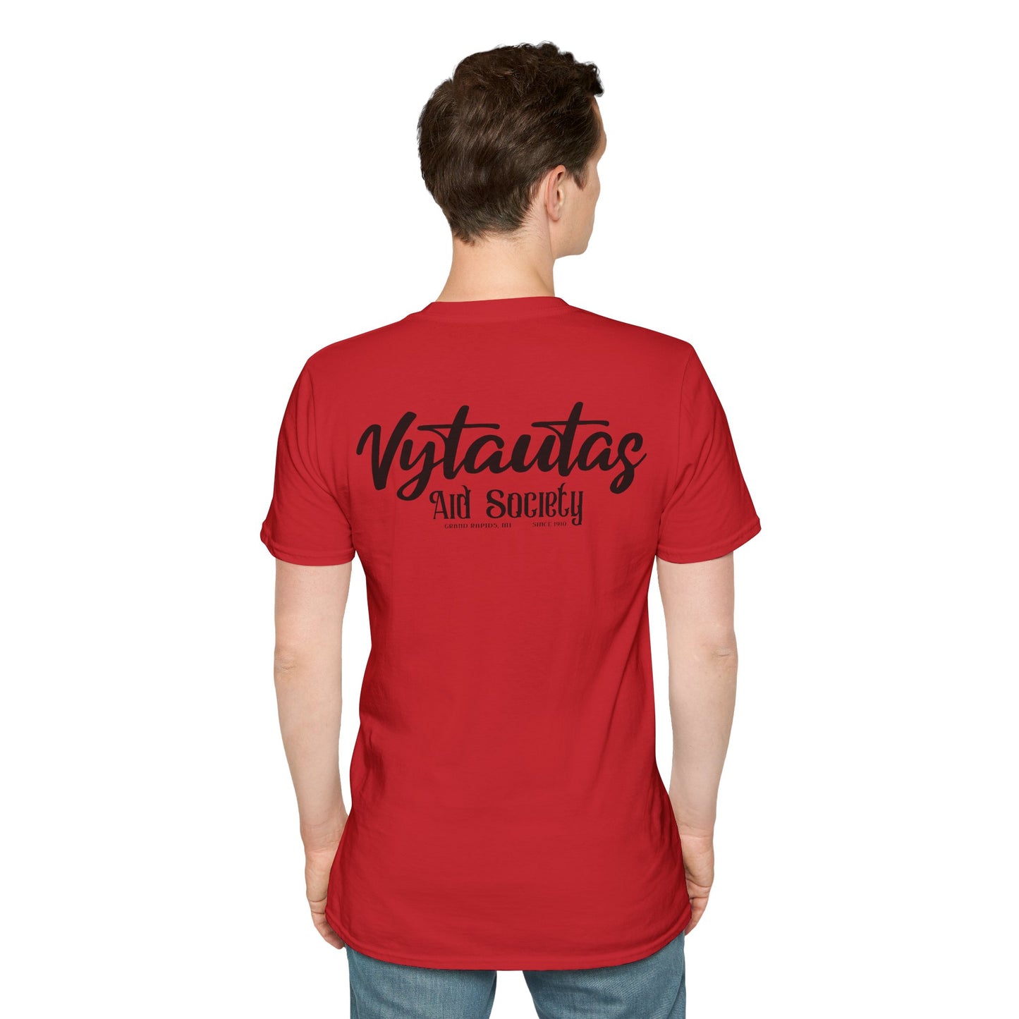 Vytautas Aid Society T-Shirt — Minimal Script Logo Tee