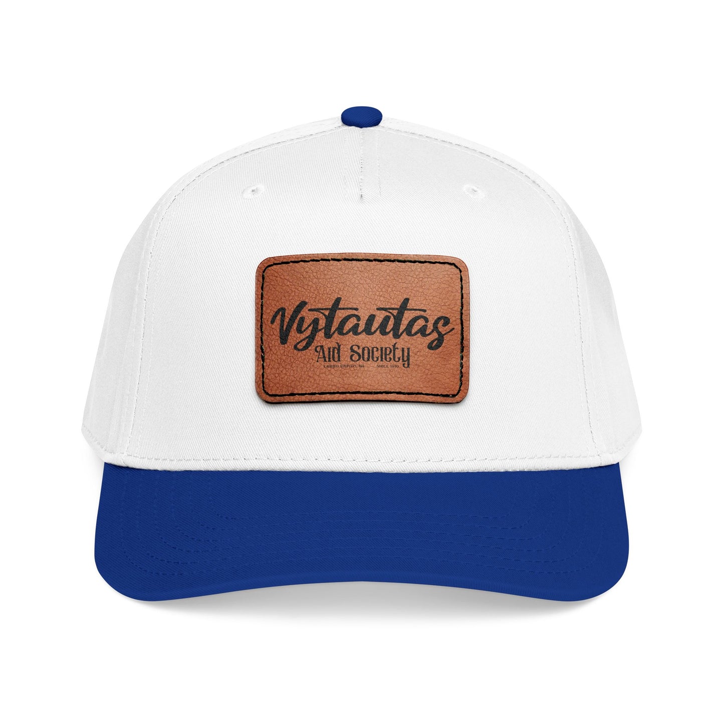 Leather Patch Baseball Cap — Vytautas Aid Society